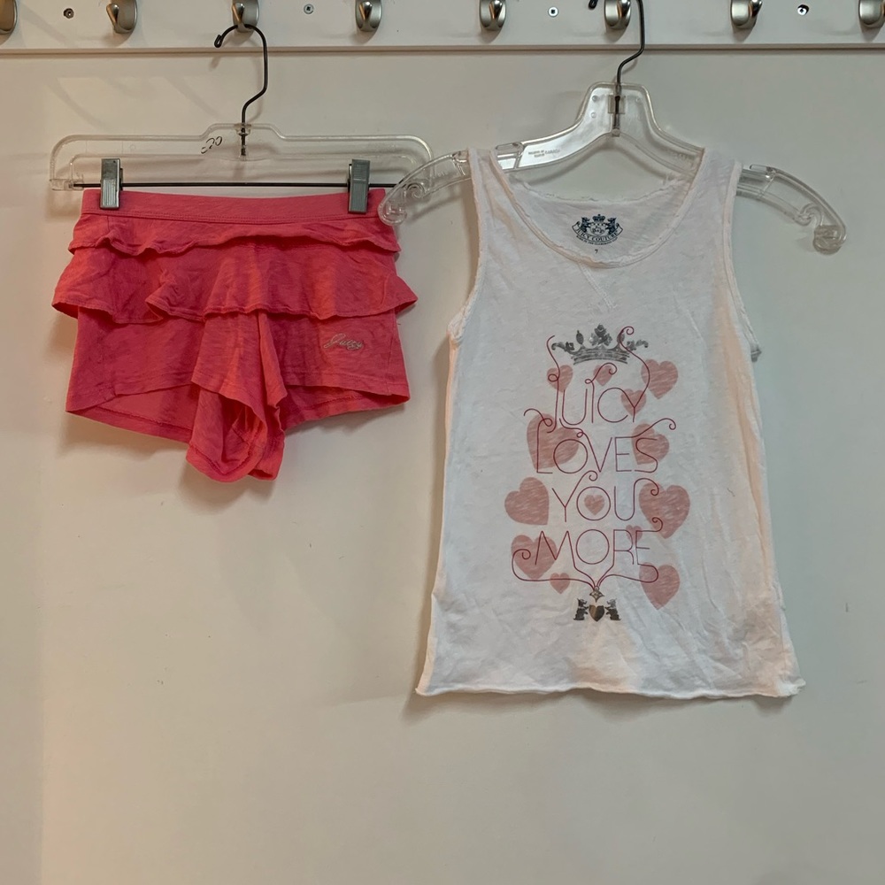 Juicy Couture Kids Ruffle Short and Tank
